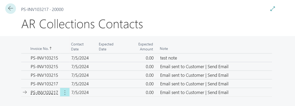Next Contacts tile